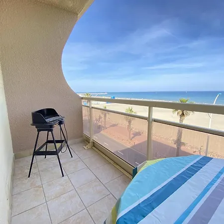 Grand 2 Pieces Avec Terrasse Face A La A - Fr-1-833-1 Canet-en-Roussillon